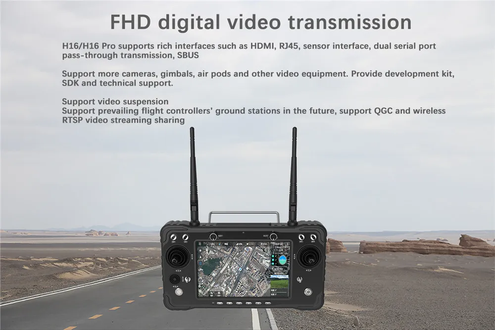 SKYDROID H16 / H16PRO Remote control digital image transmission + Data Transmission +Telemetry all in one datalink for FPV Drone 9