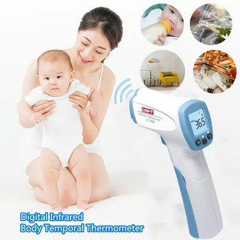 

LCD Digital Non-contact IR Infrared Thermometer Forehead Body Temperature Meter Point -32-48 Degree Termometer #LR4