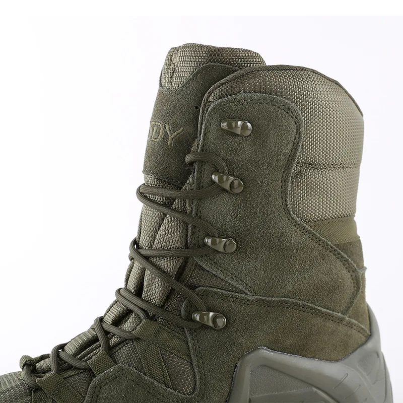 Wearproof Tactical Boots Mens High Tube Outdoor Climbing Hunting Shoes Army Fans Combat Training Hi