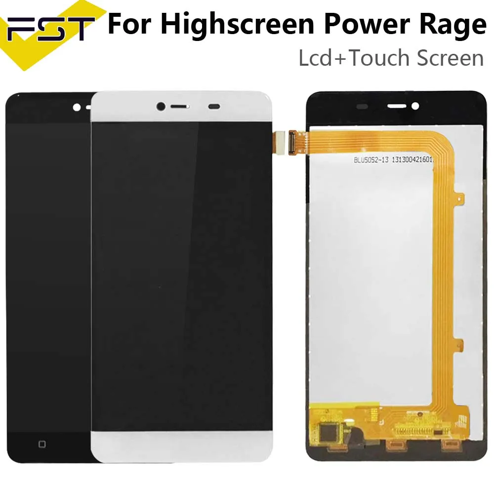 LCD Display + Touch Screen for Highscreen Power Rage LCD Display + Touch Screen for Highscreen Power Rage