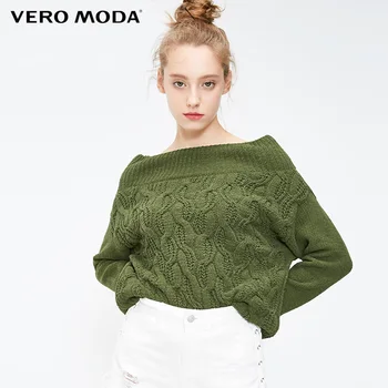 

Vero Moda Winter Pure Color Knitted Warm Women Pullover Sweater| 318413591