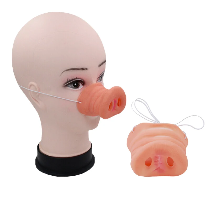 1PC Halloween Simulation Latex Pig Nose Fake Party Ghost Festival Props Masquerade Mask Cosplay Holiday Decor | Дом и сад