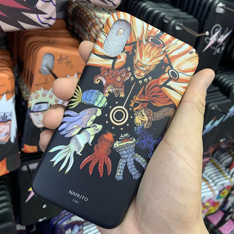 Чехол Bijuu Kurama для iPhone 12 7 8 plus X XR XS Max 11 pro чехлы телефонов новейшая крутая японская