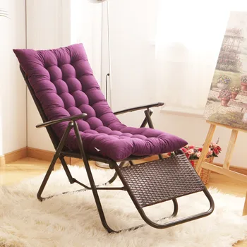 

Solid Long Rocking Chair Wicker Chair Mat Folding Chair Thick Garden Sun Room Chair Seat Cushion Sofa Tatami Chair Mat