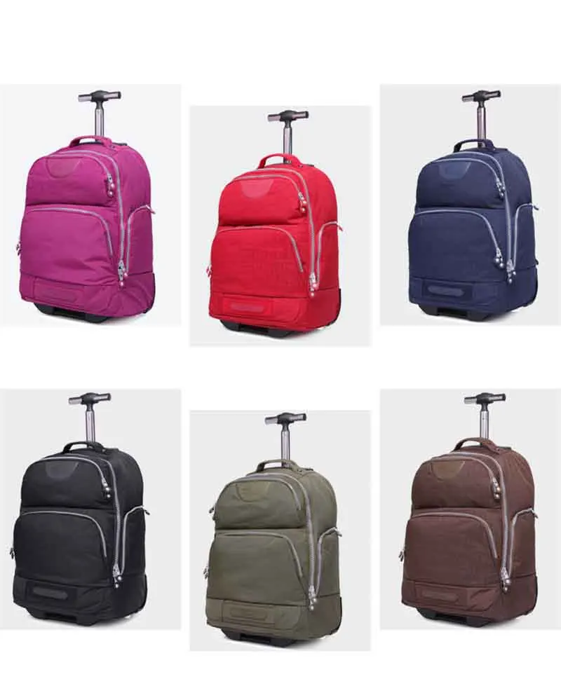 Сумка унисекс для путешествий на колесиках, тележка для путешествий, для каюты, чемодана, нейлоновый рюкзак для путешествий, сумка на колесиках, дорожная сумка для путешествий