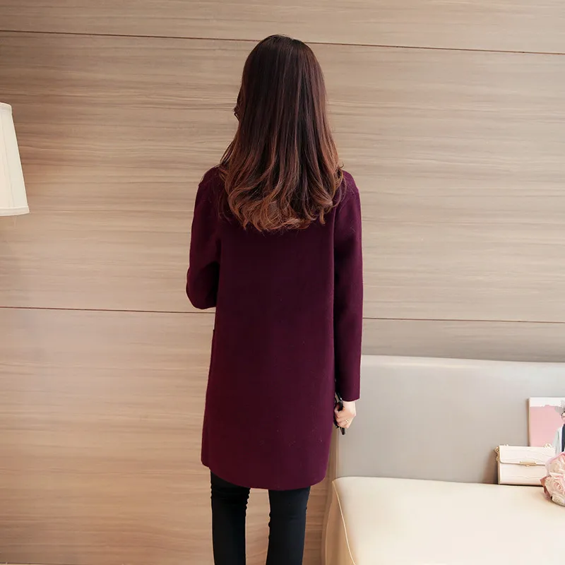 Ceny 2019 jesień zima swobodna dzikość luźne długi, z dzianiny długi kobiet sweter sweter płaszcz elegancki kardigan Feminino trykotowy sweter topy