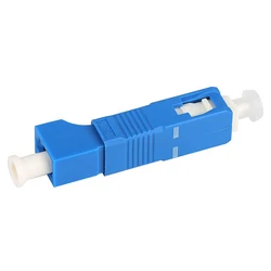 1 x Adaptateur Fiber Optique SC Mâle À LC Femelle câble à Fiber Optique Monomode Optique Hybride Adaptateur Convertisseur 