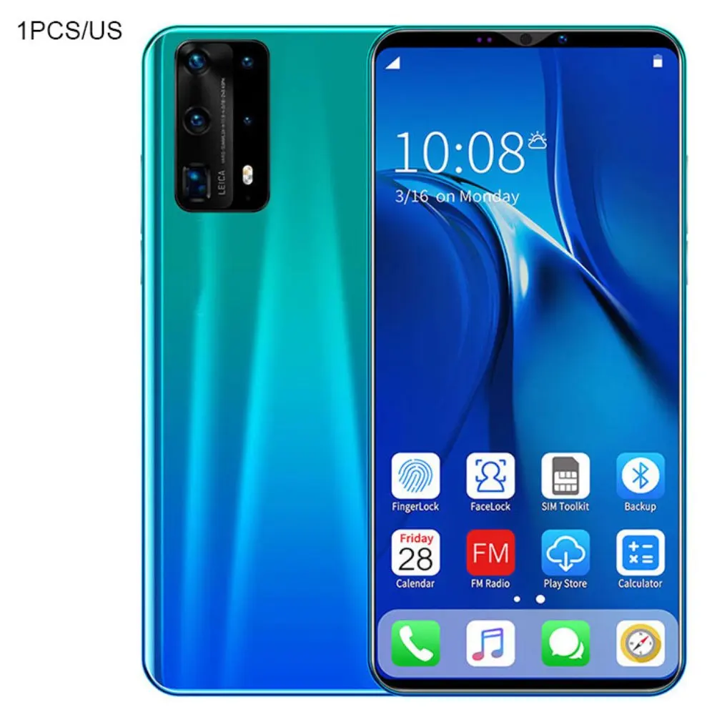 US $33.12 Dual Core P40 Pro Smartphone 58 Inch Screen Smartphone 512m4g Android