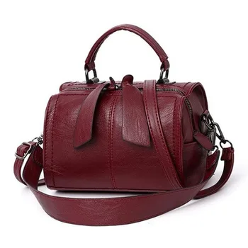 

Quality Leather Female Shoulder Bag Women Handbag Casual Tote Bag Designer Elegant Solid Ladies' Messenger Crossbody Bags Sac