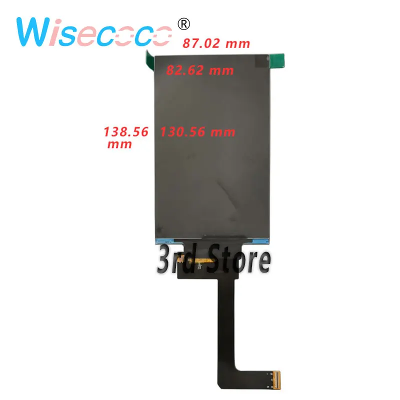 Polegada Monocromático Lcd Ips 3d Impressora Projetor Mono Expositor Driver Board Alta Transmitância 6 2k 1620*2560 - Imagem 4