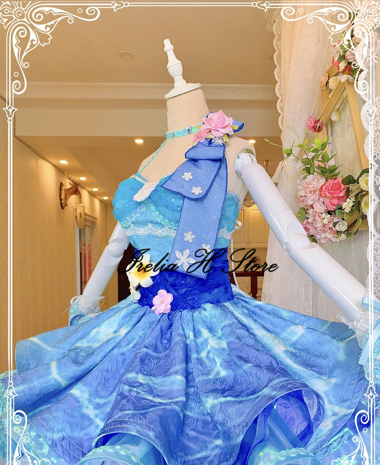 IDOLM@ STER/Карнавальный Костюм Золушки для девочек Nitta Minami; платье для женщин; Индивидуальный заказ