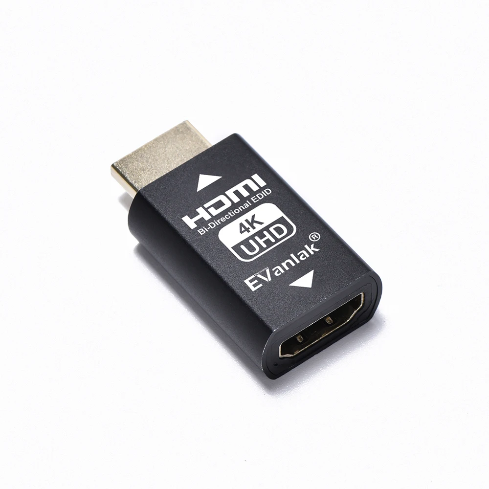 Фото Эмулятор EVanlak Hdmi Edid, переходник 3-го поколения, премиальный алюминиевый эмулятор, адаптер, совместимый с ps5 game outp №3