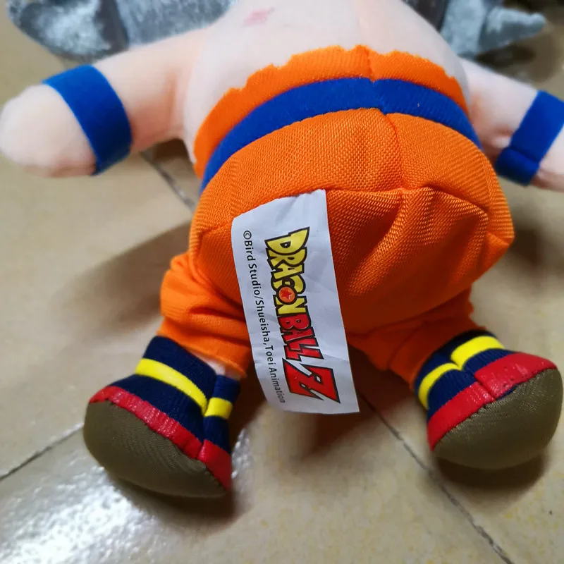 Dragon Ball Z Супер Saiyan Goku серебряные волосы " 20 см фигурка, плюшевая игрушка мягкие куклы Детский подарок