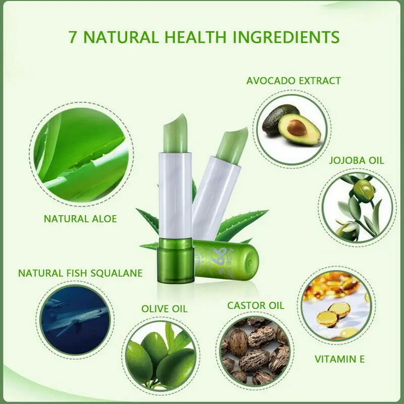 1 шт. увлажняющий бальзам для губ долговечная температурная помада с изменением