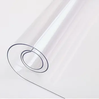 preço 1.0 Pvc Transparente Fosco Vidro Macia Toalha De Mesa à Prova D' água E óleo-prova Placa De Mesa De Café Mesa De Café Almofada De Cristal Macio