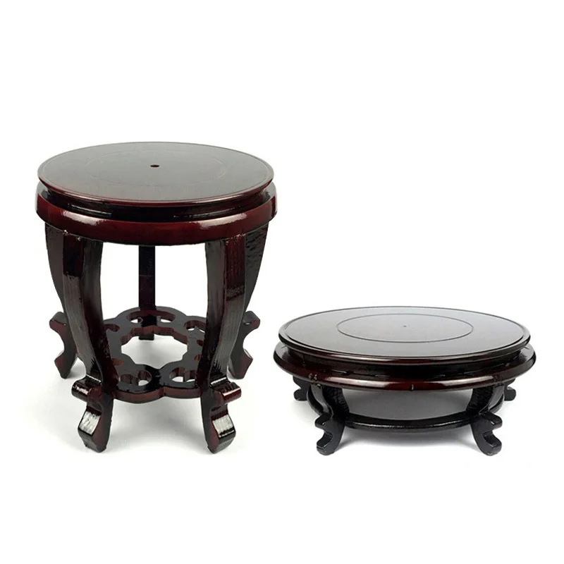 Китайский деревянный стенд для рыбной чаши для комнатных растений и вазы Дисплей Стенд азиатская мебель Декор Аксессуары