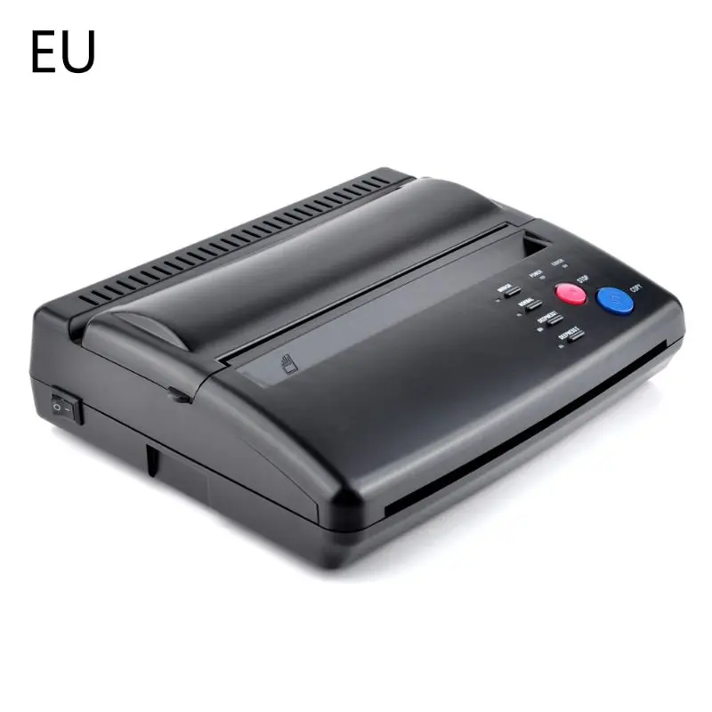 EU-Black Трафарет для переноса татуировок, термокопир, принтер для художника, принадлежности для татуировки, полный Профессиональный макияж, Перманентный макияж - Цвет: EU-Black