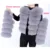 maomaokong 50CM Natural Real Fox Fur CoatWomen Winter natural Fur Vest Jacket Fashion silm Outwear Real Fox Fur Vest Coat Fox