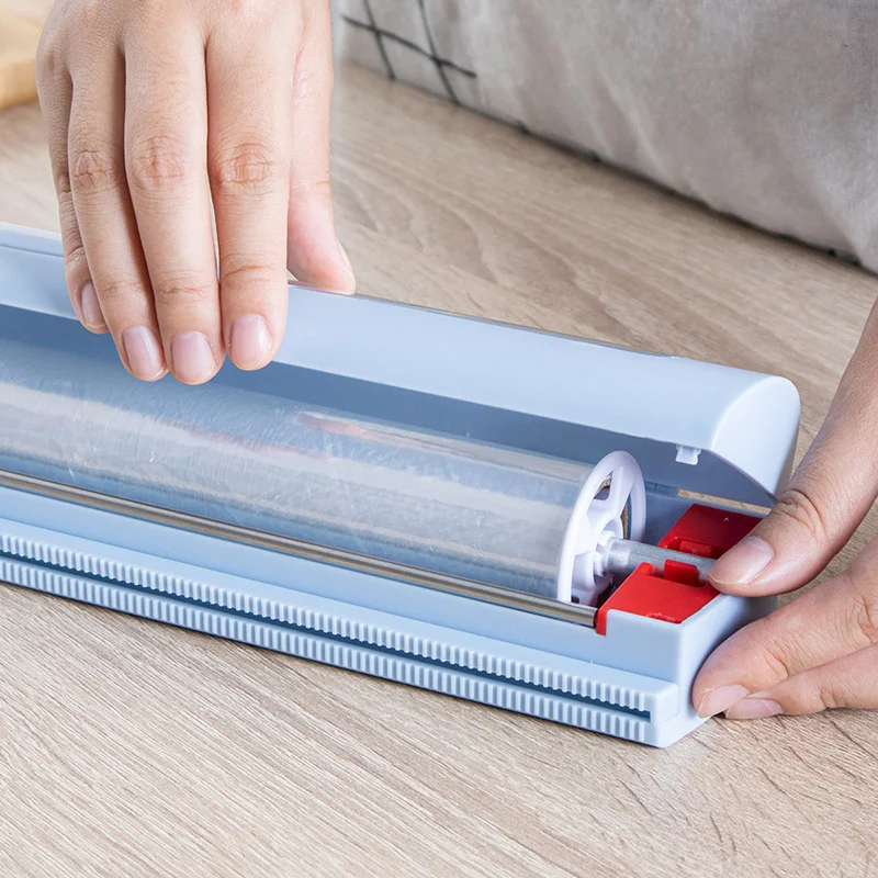 Пластиковый диспенсер для обертывания кухонная липкая пищевая пленка резки