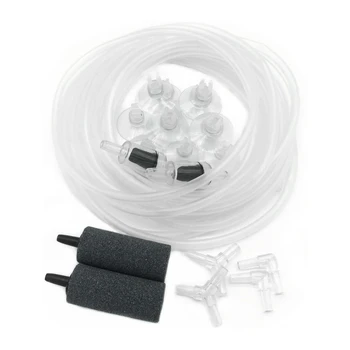 

Aquarium Air Pump Accessories Air Stones Non-Return Check Valve Suction Cups Straight Connectors Fish Tank