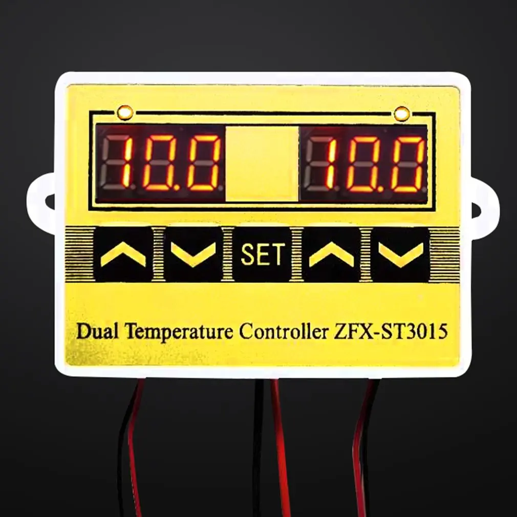 ZFX-ST3015 контроллер инкубатора интеллектуальный цифровой двойной термостат регулятор температуры регулятор переключатель