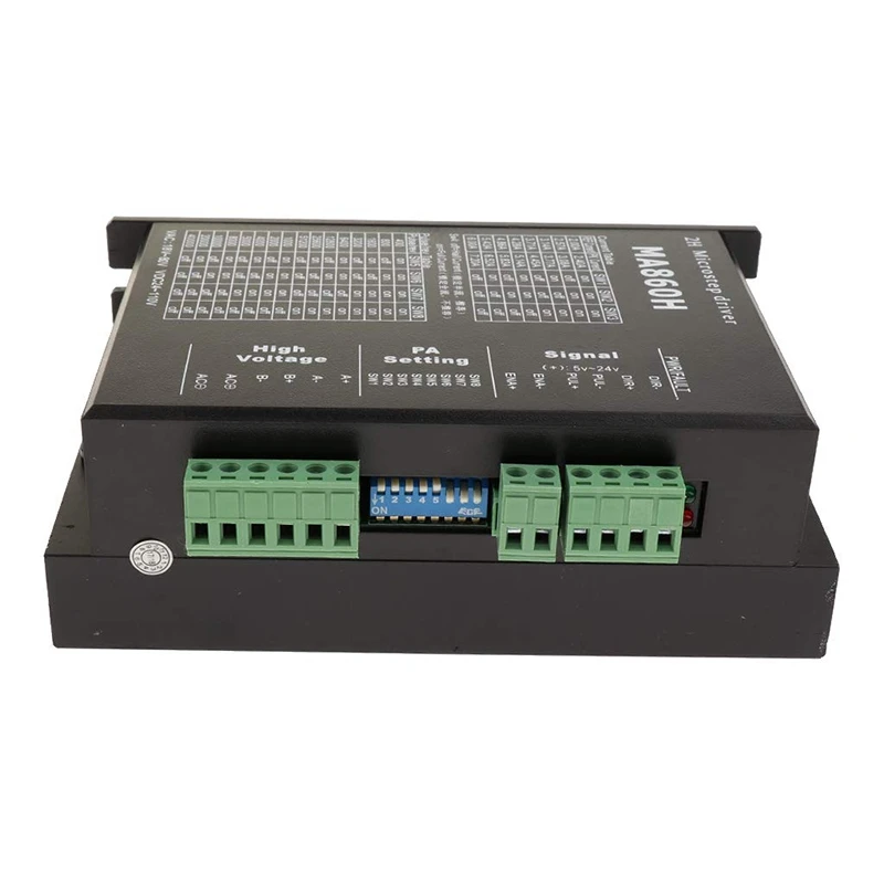 

MA860H CNC Stepper Motor Driver 24-110VDC 256 Subdivision Replace MA860H 2 Phase 18-80 VAC 7.2A for NEMA 23 NEMA34 Motor