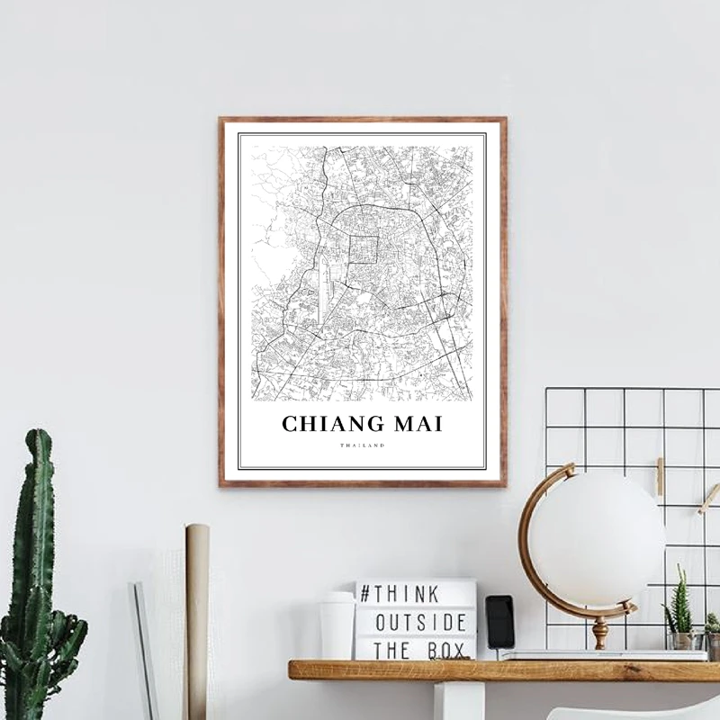 Chiang Mai Map Print