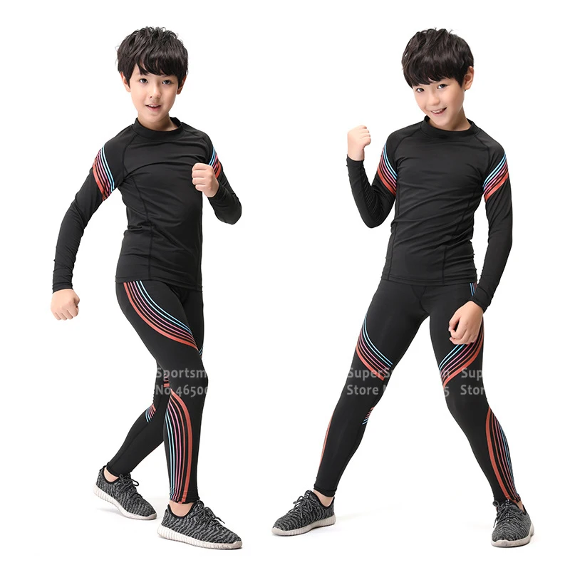 Детская спортивная одежда тренировочные костюмы для бега детский спортивный