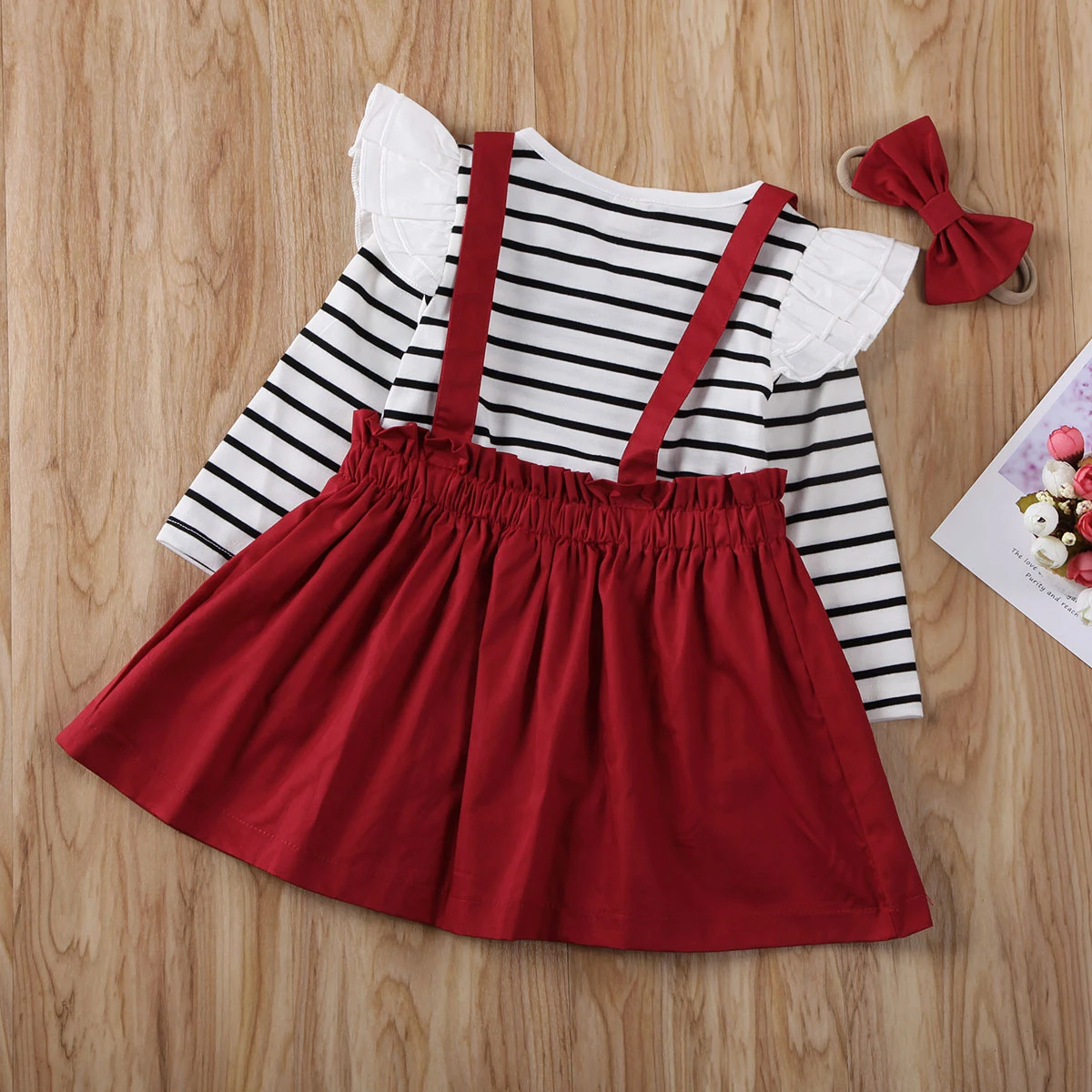 Комплект из 3 предметов для маленьких девочек 2-6 лет; однотонное платье; футболка; комплект юбки; комплект одежды
