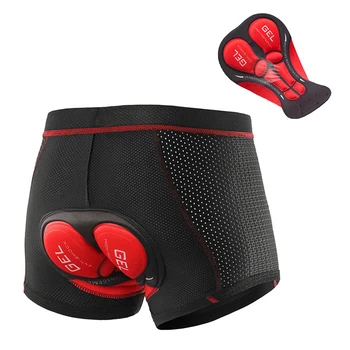 

2020 Upgrade Cycling Jersey Men Bicycle Mountain MTB Shorts Pro 5D Gel Pad Shockproof Cycling Underpant to 9D Gel Bike Underwear