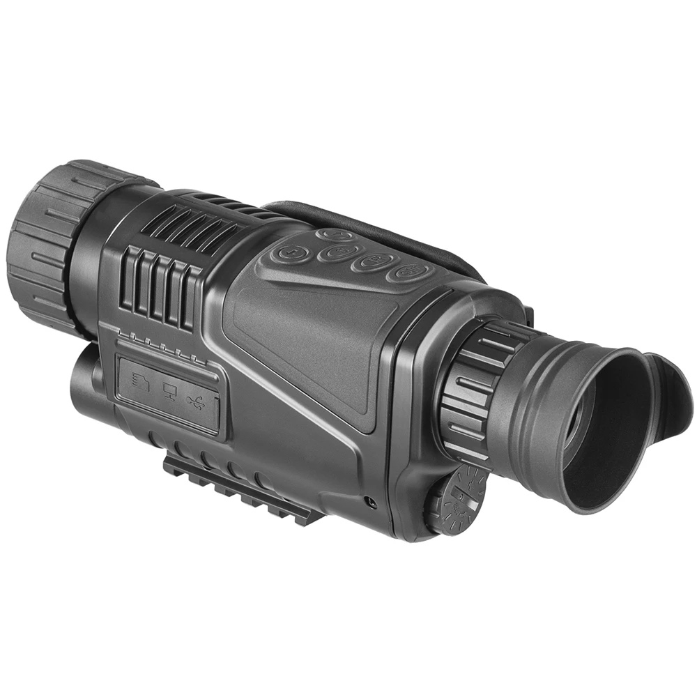 US $99.99 5x40 Digital Night Vision Monocular With 8g Tf Card Hunting Night Vision Scope Video Recorder Night Vision Optics