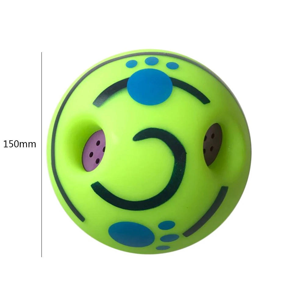 

15cm Pet Dogs Cats Playing Ball Wobble Wag Giggle Ball Safe Training Ball With Funny Sound Great Fun Toy Gift For Pet Dog