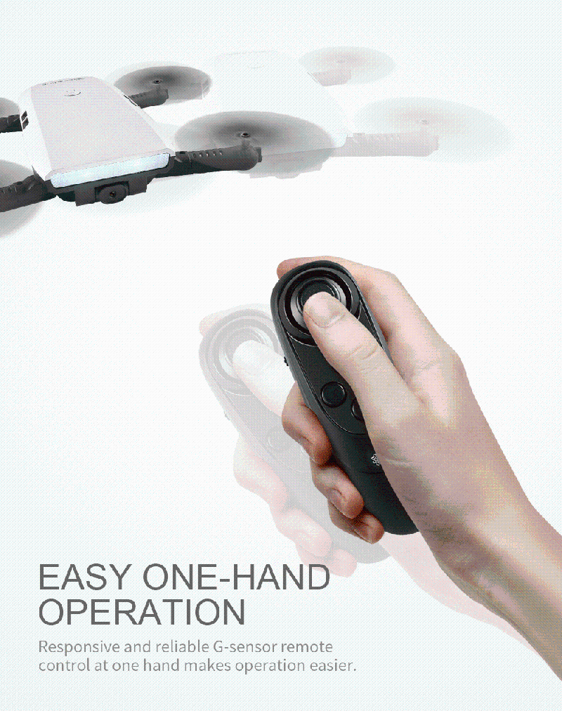 Eachine E56 720P Wi-Fi FPV селфи складной Квадрокоптер с датчиком Gravitati режим Fly Attitude удерживайте дистанционный Радиоуправляемый Дрон RTF вертолеты
