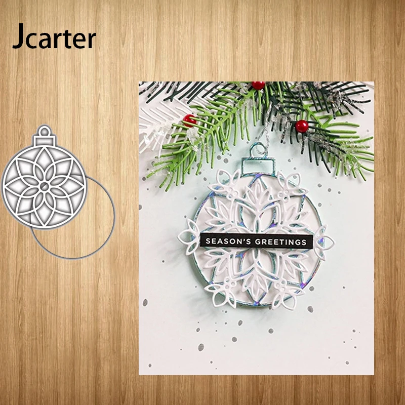 

Christmas Circle Pendant Metal Cutting Dies Craft Stencil Scrapbooking Handmade Tool Make Album Paper Model Punch Blade Template