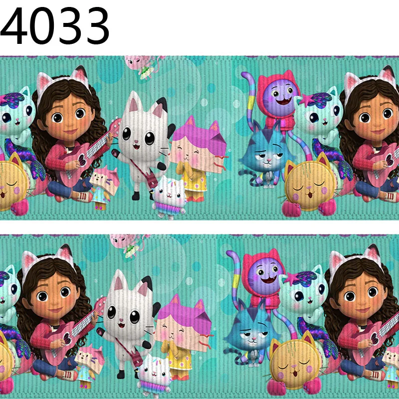 

Мультяшная девушка и кот 7/8 дюймов 1 дюйм 1,5 дюйма 2 дюйма 3 дюйма печатная корсажная лента шитье бант Ремесло Материал 4043