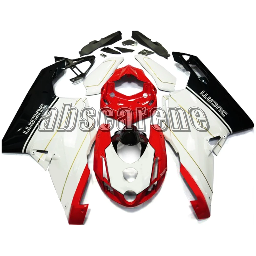 Выполните Обтекатели для поездок на мотоцикле Ducati 999 749 2003 2004 999 749 03 04 ABS впрыск Пластик кузов белый красные, черные капоты