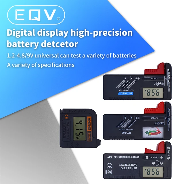 Mini Digital Batterie Kapazität Tester 168Max Universal Batterie Tester  Checker Für AA AAA 9V Knopf Zelle Batterie Prüfung Werkzeuge