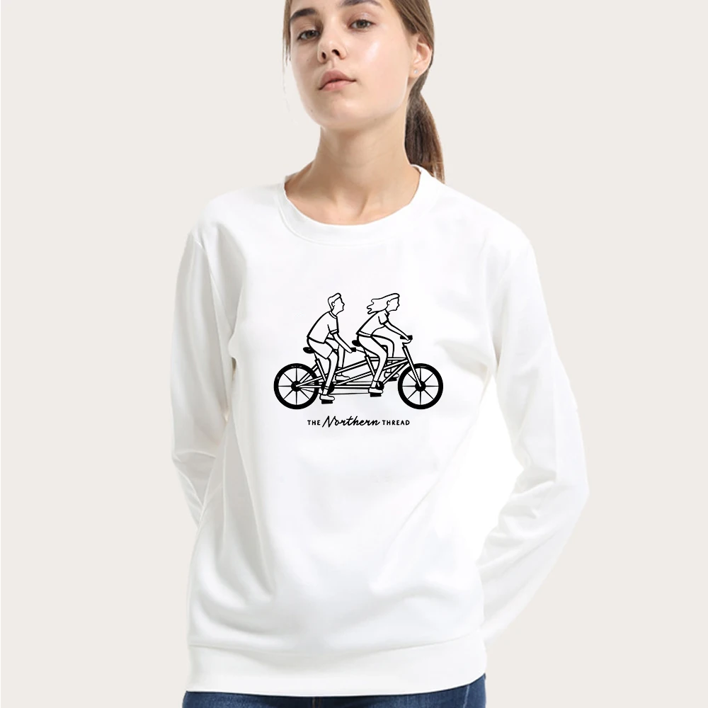 

Retro Women's Winter Sweatshirt Punk Thick Loose Women Hoodies White Hip Hop Streetwear Cool Art Graphics Jogging Femme Creative