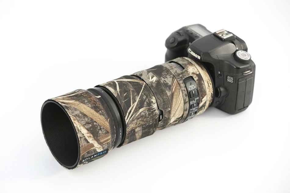ROLANPRO SLR объектив камеры камуфляжное пальто дождевик для Sigma 100-400 мм F5-6.3 OS HSM современный объектив защитный рукав пистолеты