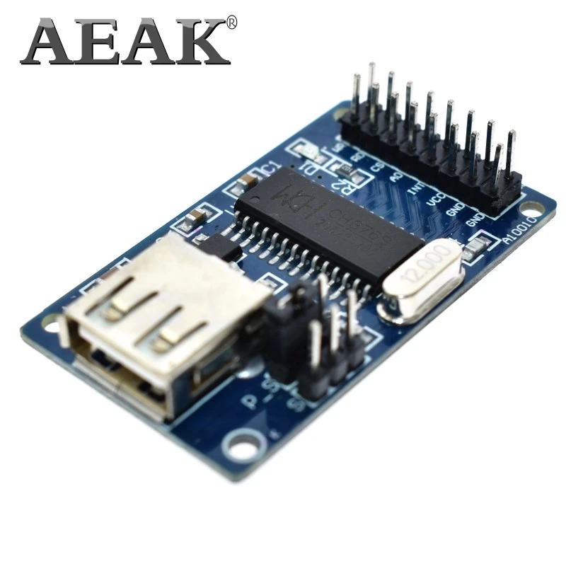 AEAK официальный CH376 CH376S U диск чтение запись модуль поддерживает передачу USB 12
