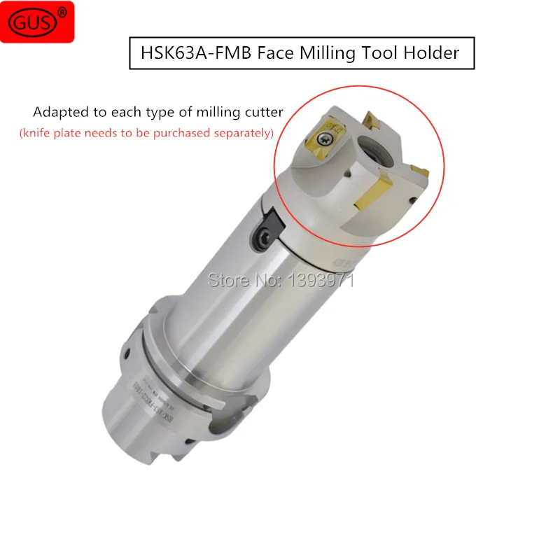 

GUS High precision HSK63A-FMB22 27 32 40 end milling cutter shank CNC machining center milling cutter handle