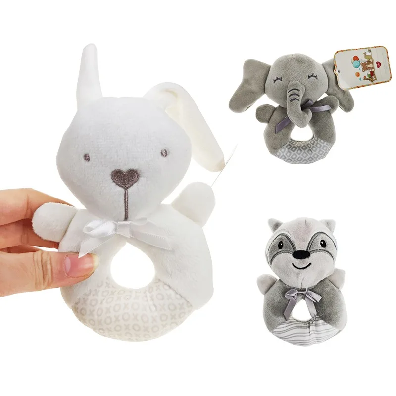 plush baby rattle