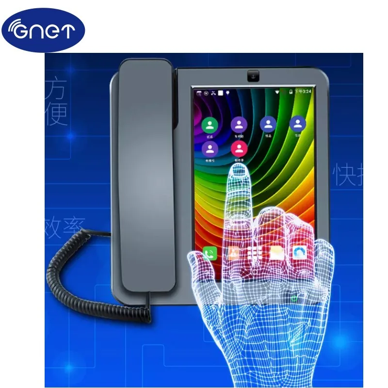 Hot Sale SIM Card GSM WCDMA LTE 4G Fixed Wireless Desktop Phone With Android System