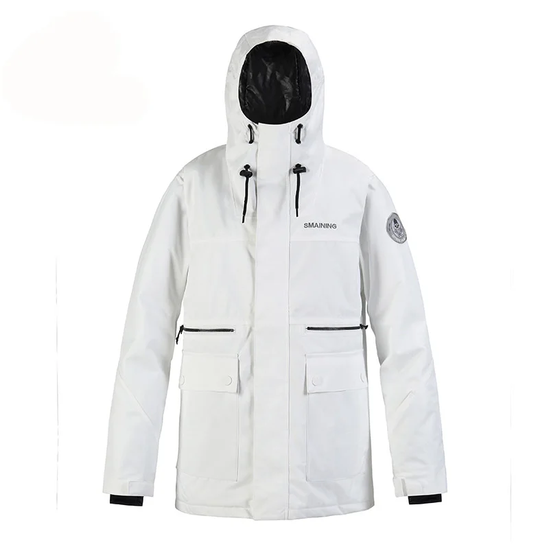 -30 Women's and Men's Snow Suit Wear Work Clothes Snowboard Jackets Wearabl 15K Waterproof Costumes Winter Outdoor Ski Coats