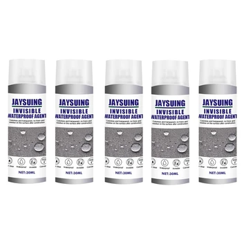 

JAYSUING Sealant Spray Anti-Leaking Sealant Agent Plumbing Invisible Waterproof Agent Ceramic Tile Floor Wall Drop-5Pcs