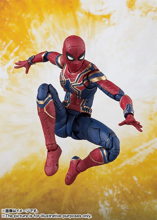 

Avengers 3 Unlimited War Spider-Man Ordinary Version SHF Spidey Iron And Steel Spider Mobile Boxed Garage Kit