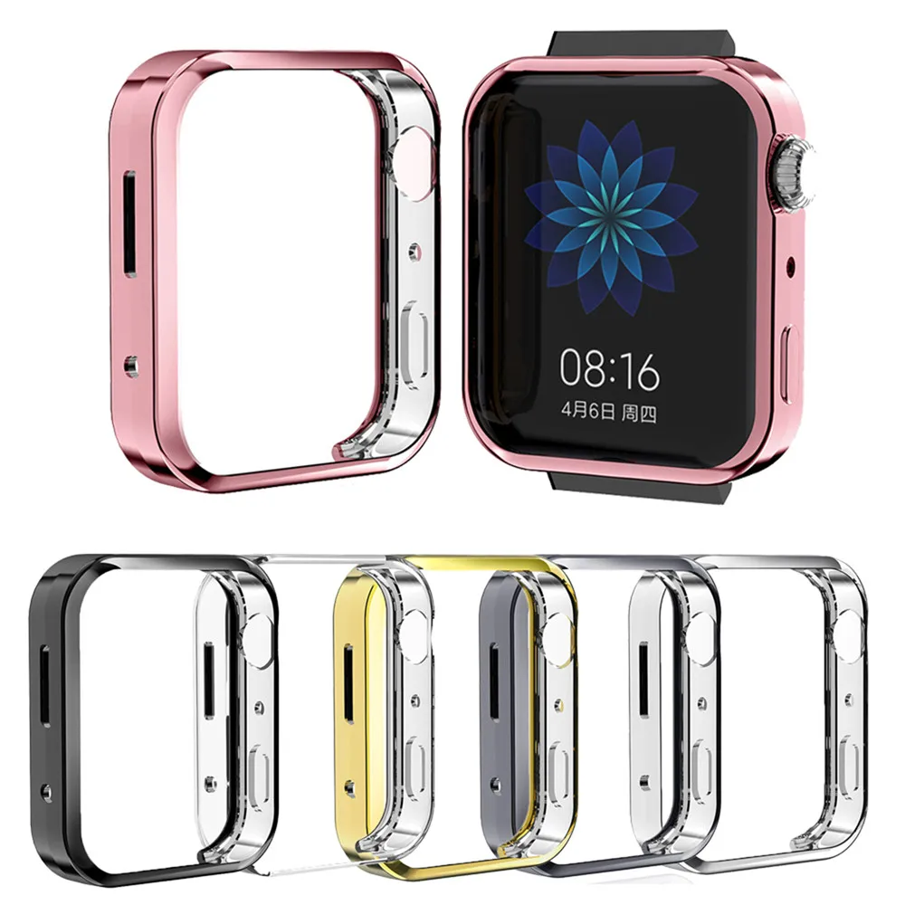 

Protective Shell For Mi Watch TPU Plating All-inclusive Shatter-resistant Protective Case For Mi Watch Accessories