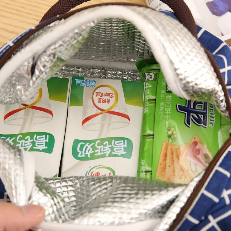 Посуда организации Bento Контейнер для хранения переносная коробка для ланча молнии мешок для школы и пикника термоизоляционный для продуктов мешок закуска переносная сумка