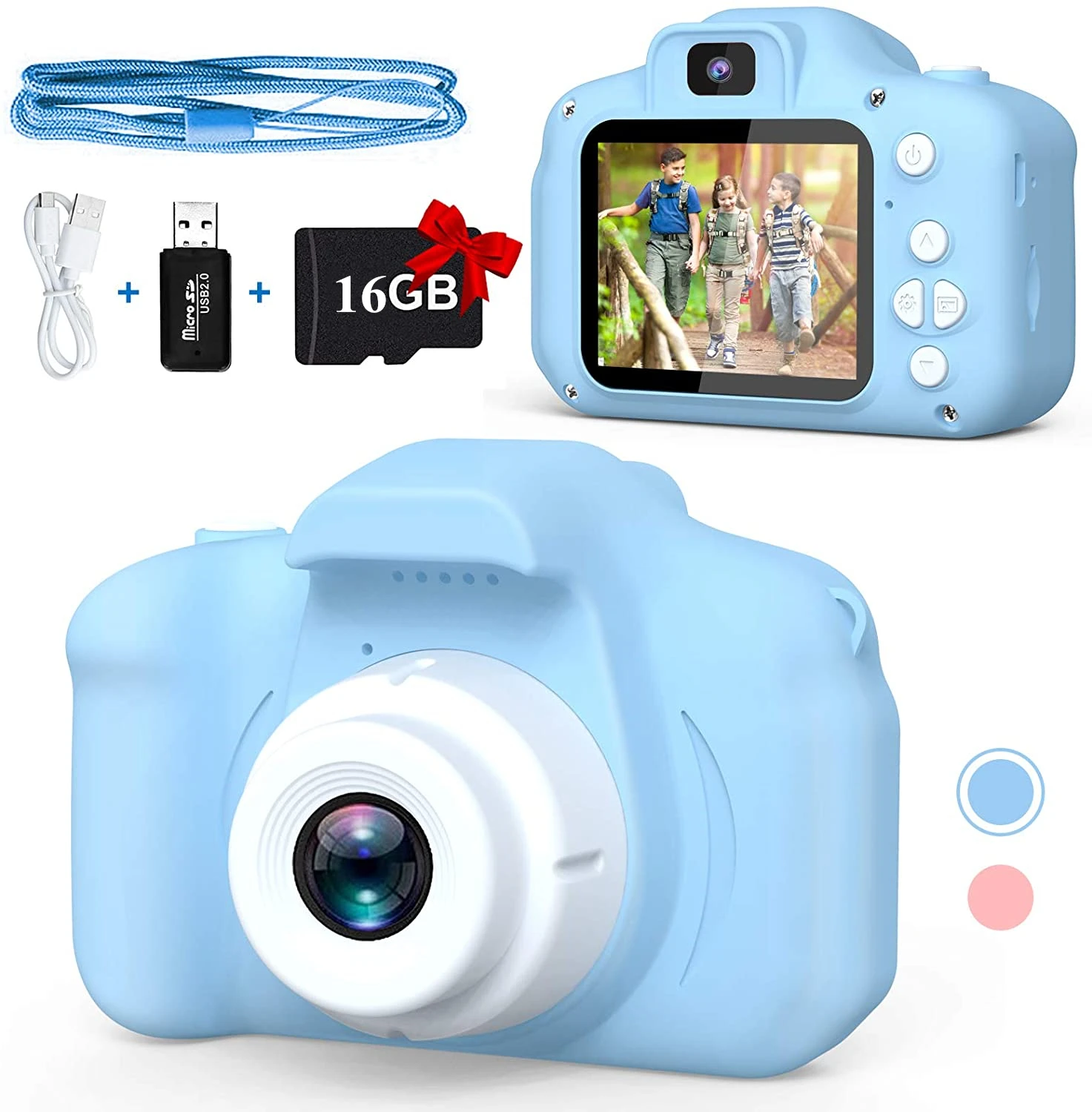 Children Camera Mini Educational Toys For Baby Birthday Gift Auto Focus Kids Digital Camera 1080P Projection Video Camera 