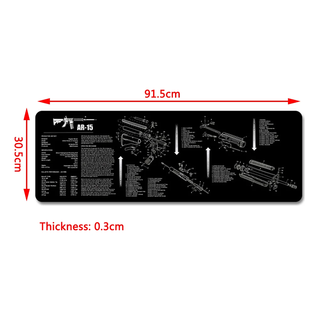 35,7" x 12" пушки чистки коврики для мыши сшитый край большой длинный резиновый Рабочий стол 4 мм